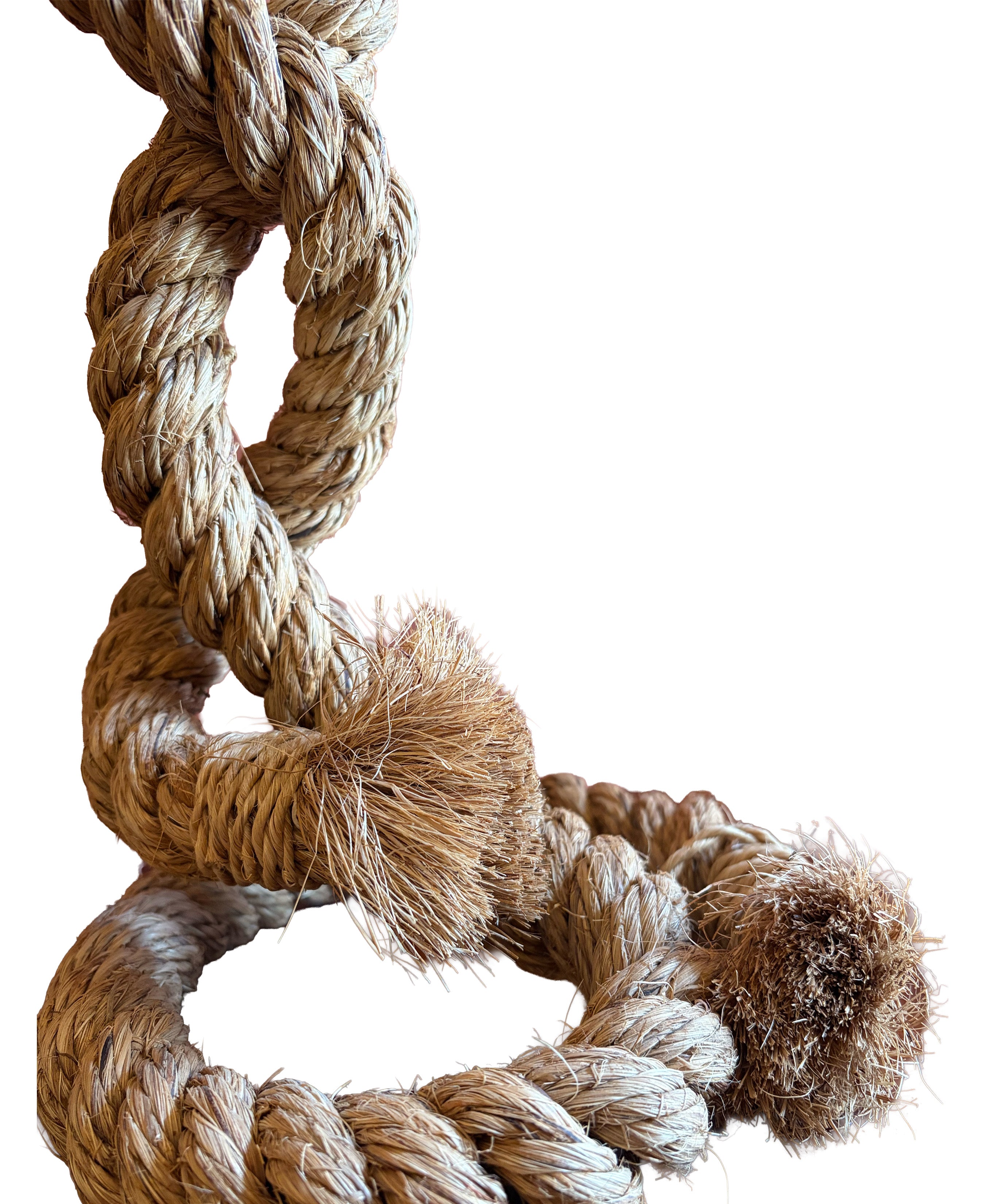 Vintage Nautical Style Rope Table Lamps - Pair